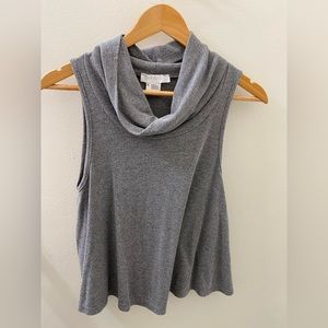 Cooperative flowy cowl neck tank top